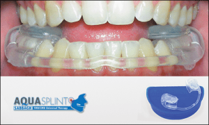 جهاز aqua splint لمنع حت الأسنانالعض على الأسنان